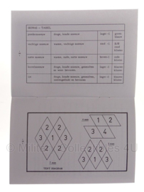 Korps Mariniers Arctische Streken handboekje - 15,5 x 10,5 cm - origineel