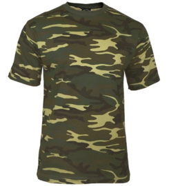 T shirt US Army en Korps Mariniers woodland camo - maat XL