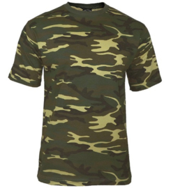 T shirt US Army en Korps Mariniers woodland camo