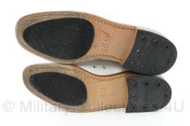 Britse leger Heren DT schoenen wit - lederen zool met rubberen inzet - maat 6M - licht gedragen  - origineel