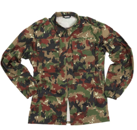 Zwitserse TAZ 83 of TASS 83 camo jasje M70 met rits - maat 48 of 56 - origineel