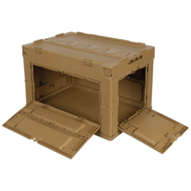 Kunststof kist opvouwbaar Coyote - 60 liter - nieuw