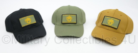 11 INFBAT Air Assault Garde Grenadiers en Jagers baseball cap met velcro embleem - Groen, Coyote of Zwart