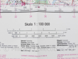 Poolse Stafkaart Boleslawiec N-33-31,32 - 1 : 100.000 - 64 x 84 cm - origineel