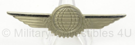 BW Bundeswehr borstspange Tatigkeitsabzeiche zilver - Flugzeugfeuhrer, Luftfahrzeug besatzungsangehoriger - afmeting 8 x 2 cm - origineel