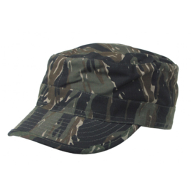 US BDU cap vietnam oorlog tiger stripe camo