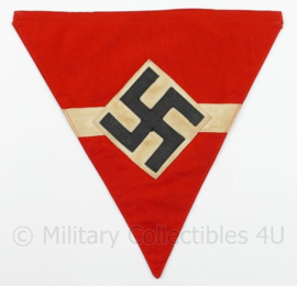 WO2 HJ Hitlerjugend vaandel gestempeld - 25 x 24½ cm - topkwaliteit replica