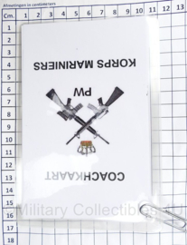 Korps Mariniers PW coach kaart set Platoon Weapons - origineel