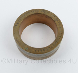 WO2 Britse Luchtmacht cockpit instrum glas fix ring Luftw 1942 messing 80mm - origineel