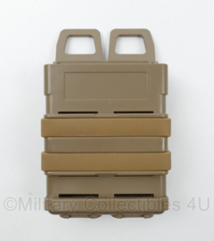 Defensie kunststof M4 C7 C8 magazijnhouder Coyote - 8 x 3,5 x 13,5 cm - nieuw - origineel