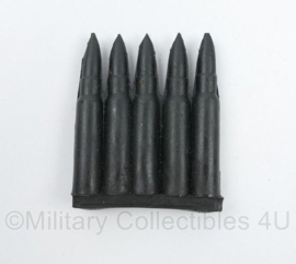 Patroonclip met patronen DUMMY rubber - 7,5 x 6 cm - origineel