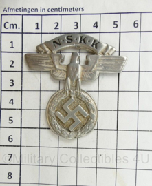 WO2 Duitse NSKK Nationalsozialistisches Kraftfahrkorps vlaggenstok punt adelaar - 5,5 x 5,5 cm - origineel