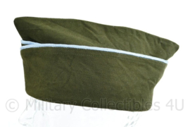 Overseas cap Groen Garrison cap - blauwe bies - maat 55 cm.