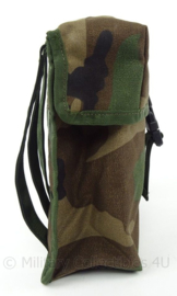 Korps Mariniers Forest Camo Woodland Camo opbouwtas algemeen GROOT - MOLLE - gebruikt - afmeting 16 x 22 cm - origineel