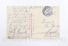 WO1 Duitse Postkarte Heil Und Sieg 1916 - 9 x 13,5 cm - origineel