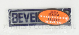Naamlint Beveiliging (reflectief) - zonder klittenband - 10 x 3 cm - nieuw in verpakking