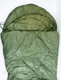 Snugpak  slaapzak groen met tas - buitenmaat 225 cm lang en breedte 75 cm - origineel