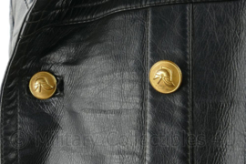 Vintage Brandweer lederen jas met broek - maat 52 - origineel