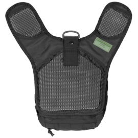 MOLLE schoudertas deluxe - zwart - 25 x 30 x 12 cm