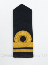 KM Koninklijke Marine epaulet ENKEL Luitenant ter zee der 2e klasse - 13 x 5 cm - origineel