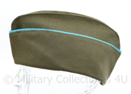 Overseas cap Garrison cap met blauwe bies - US infantry & US Airborne schuitje - maat 57 of 58 cm