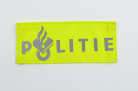 Nederlandse Politie borst  embleem - 12,5 x 6 cm - origineel