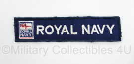 Britse leger British Royal Navy borstembleem - 16 x 4 cm - origineel