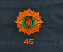 Nederlands leger halsdoek  45e Pantserinfanterie bataljon - Regiment van Heutsz - zwart -  origineel