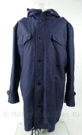 Bundeswehr blauwe parka met voering Ploucquet - katoen  - maat 52 - origineel