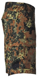 Bermuda korte broek - flecktarn camo - maat Small t/m 3XL