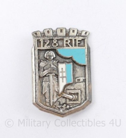 Frans insigne du 128° régiment d'infanterie de forteresse - origineel