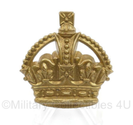 Wo2 Britse Kings Crown badge - 4 x 4 cm - origineel