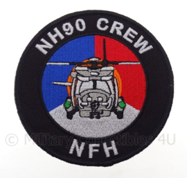 KLu Koninklijke Luchtmacht NH90 Crew embleem "NFH" -  met klittenband - diameter 10 cm