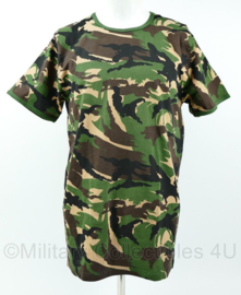 KL Nederlandse leger woodland shirt - gedragen - maat Medium t/m Extra Large - origineel