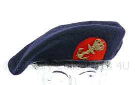 Korps Mariniers donkerblauwe baret uit de jaren 50 - maat 54 - origineel