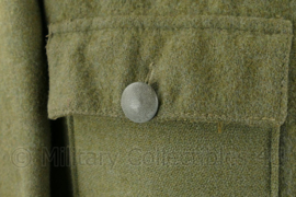 WO2 Duitse M43 Feldblüse met originele knopen - maat 50 - replica