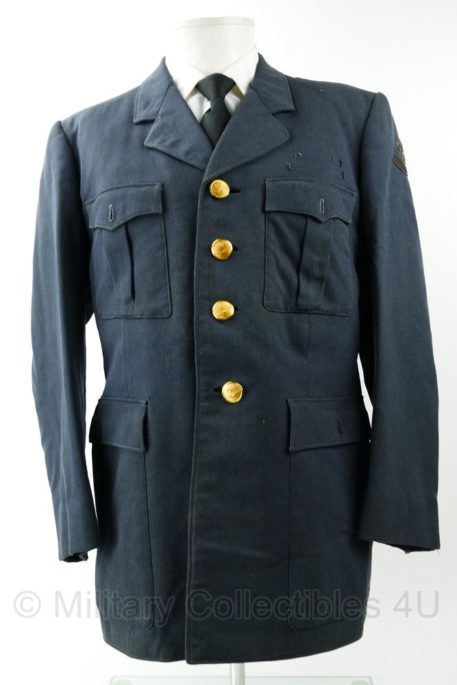 Vintage KLU Koninklijke Luchtmacht vroeg model jaren '60 DT jas - maat Large  - origineel