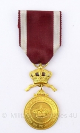 Belgische gouden medaille der kroonorde  - Origineel