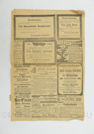 Duitse krant Rehauer Tagblatt Oberfrankischer Bote 43 jahrgang nr. 111 13 mei 1926 - 47 x 32 cm - origineel