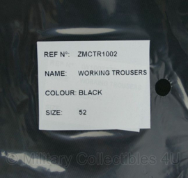 Belgische Tactical zwarte broek - maat 52 t/m 60 = Medium t/m 4XL - nieuw in verpakking - origineel