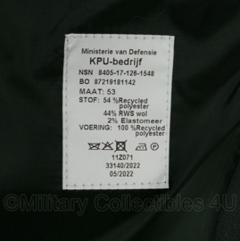 KL Nederlandse leger DT2000 uniform jas van 5-2022  - maat 53 - nieuw in verpakking - origineel