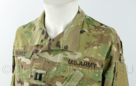 US Army Coat Army Combat uniform Multicam jacket Captain Burke - maat Medium Short = 6070/9404 - licht gedragen - origineel