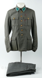 Finse leger M36 tunic met broek - maat 50 - gedragen - naoorlogse replica