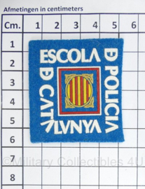 Spaans Embleem Policia Escola Catalunia Politie school - 5 x 5,5 cm -  origineel