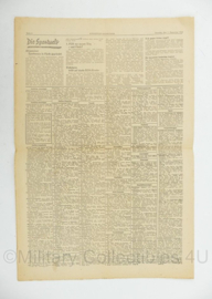 WO2 Duitse krant Nurnberger Nachrichten Nordbayern nr. 16 1 december 1945 - 47 x 32 cm - origineel