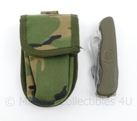 Defensie Victorinox zakmes met MOLLE opbouwtas - licht gebruikt - origineel