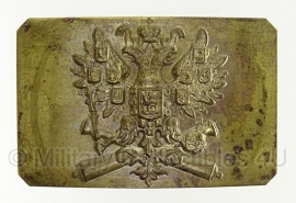 Russisch WO1 koppelslot Artillerie - Russian imperial artillery belt buckle - replica