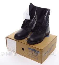 US Army en korps mariniers  jungle boots WELLCO - zwart - maat 6W (=39  breed)- met Panama zool - Nieuw in doos  - origineel