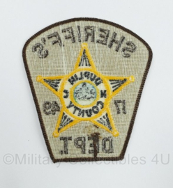 Embleem  Amerikaanse Sheriffs Dept - 11 x 10 cm - origineel