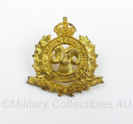 WO2 Canadese cap badge Rocky Mountain Rangers Kloshe Nanitch - Kings Crown - 5 x 4,5 cm - origineel